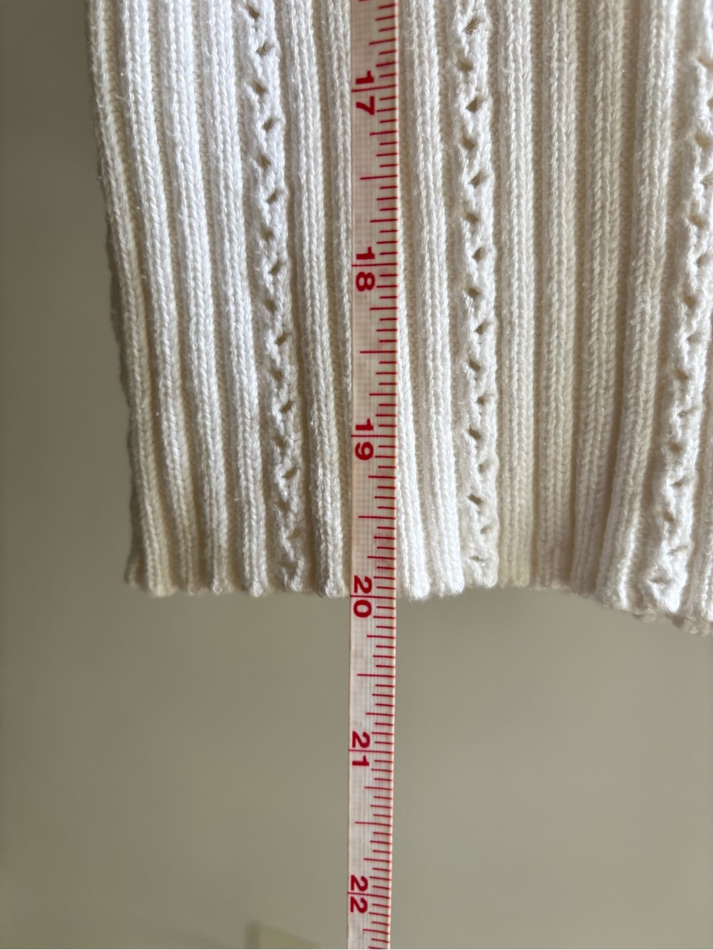 White Ribbed Knit Tank Top - Picture 6 of 7